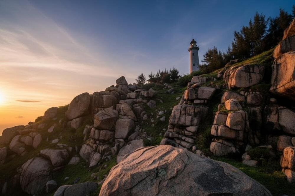 Hải đăng Nam Du là nơi cao nhất tại đảo